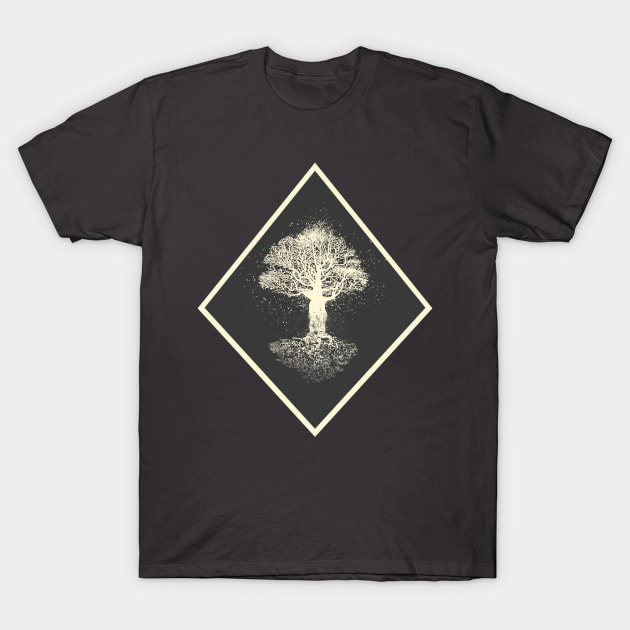 The White Tree T-Shirt by tfernandesart